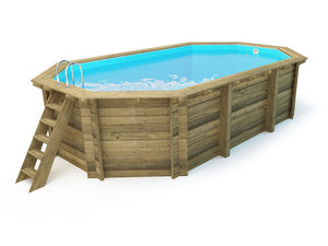 Piscina in legno " Havana " 7,57 x 4,07 x 1,44 m