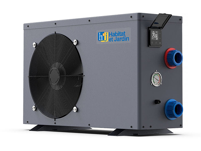 Piscina rettangolare in legno "Panama" - 6,20 x 4,10 x 1,45 m + Pompa di calore - Potenza 6,1 kW