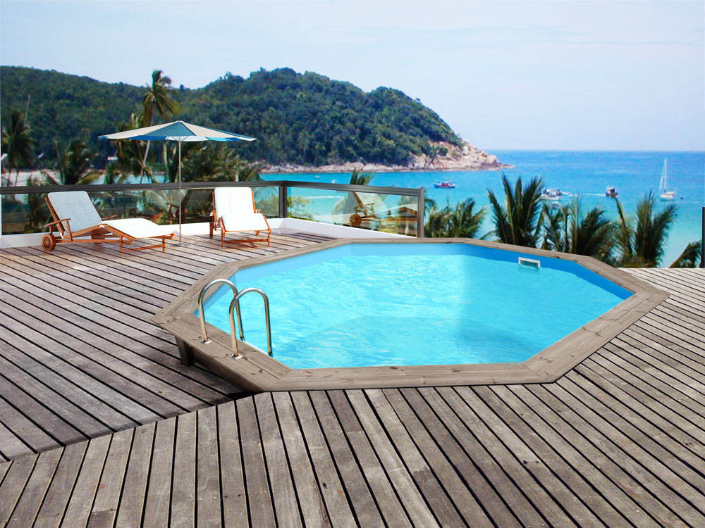 Piscina in legno "Venecia" - 5,80 x 1,31 m