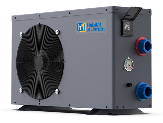 Kit piscina in legno "Tampa" - 7,20 x 4,20 x 1,44 + Pompa di calore - Potenza 6,1 kW