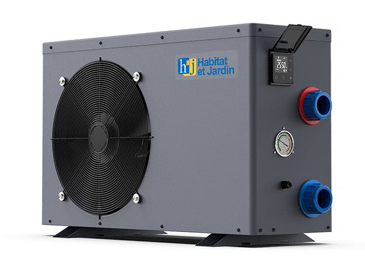 Piscina rettangolare in legno "Tobago" - 6,20 x 3,00 x 1,31 m + Pompa di calore - Potenza 6,1 kW