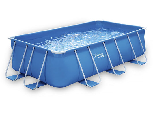 Piscina Fuori Terra rettangolare - LUDO 2 - 4 x 2 x 1,22 m - Filtrazione a cartuccia