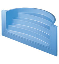 Scala Romana per piscina in vetroresina colore azzurro