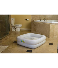 Piscinetta Bagnetto Gonfiabile Per Bambini Portatile 86x86x25 Cm Viaggio 51116         