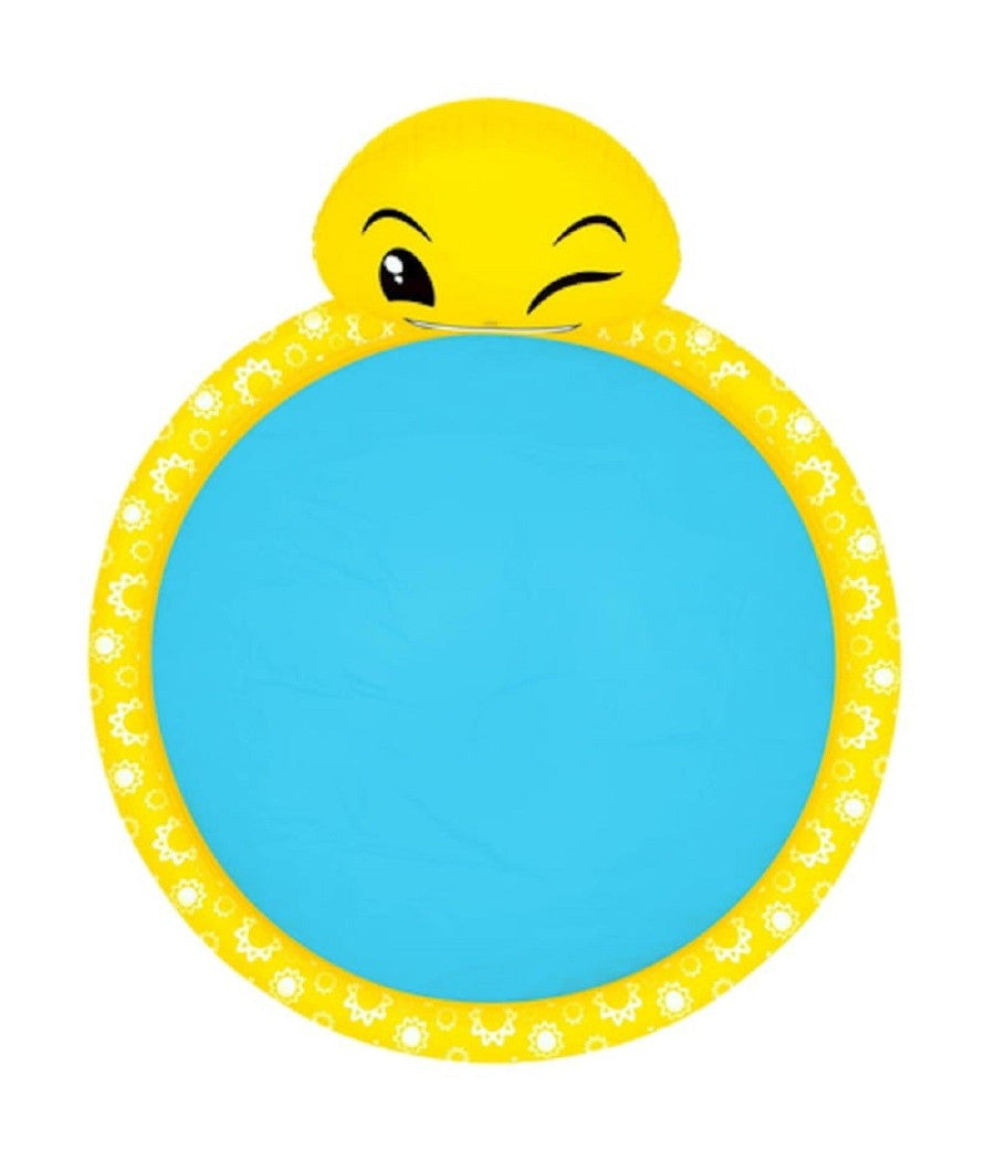 Piscinetta Piscina Per Bambini Smile Emoticon 165 X 144 X 69cm Con Spruzzo 53081         