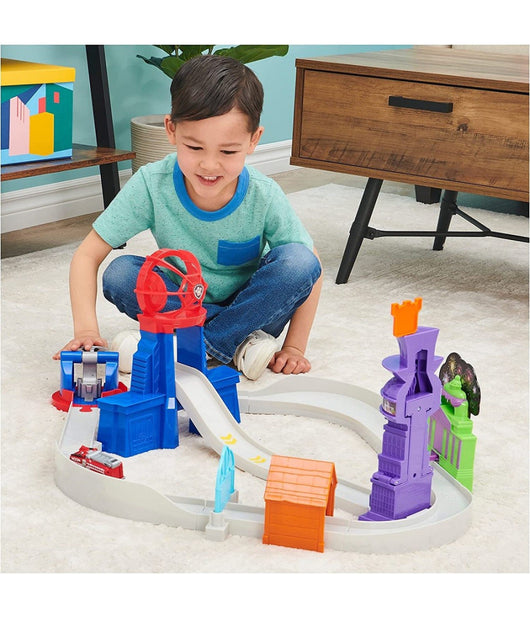 Pista Macchinine Total City Rescue Con Veicolo Di Marshall Paw Patrol Giocattoli         