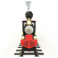 Trade Shop - Pista Trenino Giocattolo Bambini Treno Locomotiva Con Fumo Luce Suoni E 3 Vagoni -