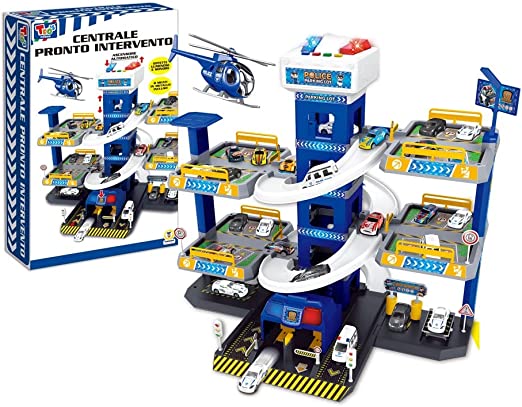 Pista Macchinine 2 Anni Bambino Stazione Di Polizia Giocattolo Bambini Pista Macchinine Giocattolo Anni Auto da Giochi