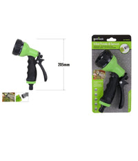 Pistola A Spruzzo 5 Getti Giardino 205mm Regolabile Con Maniglia Di Blocco 90009         