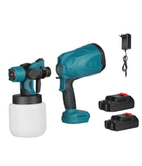 Pistola A Spruzzo Elettrica A Batteria Vernice 800 Ml A Doppia Batteria 18 V         