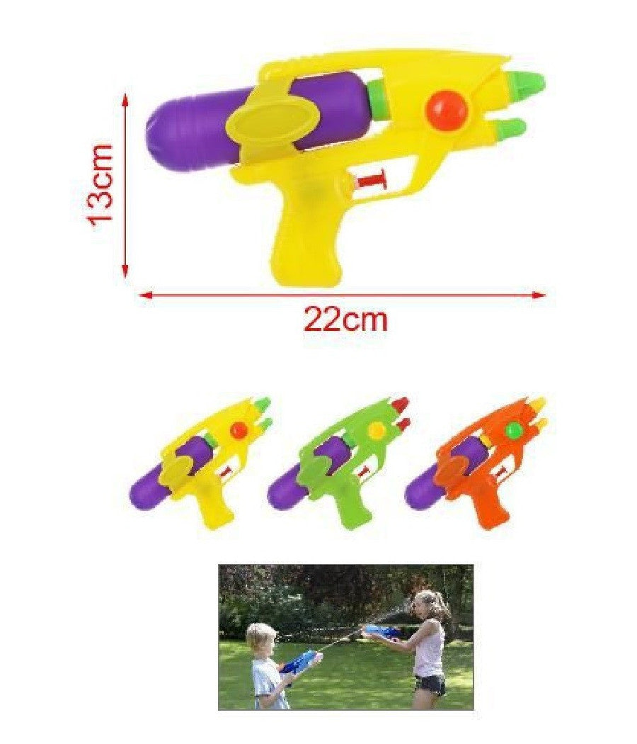 Pistola Acqua 22x13cm Con Serbatoio 200ml Gioco Bambini Colori Assortiti 2904363         
