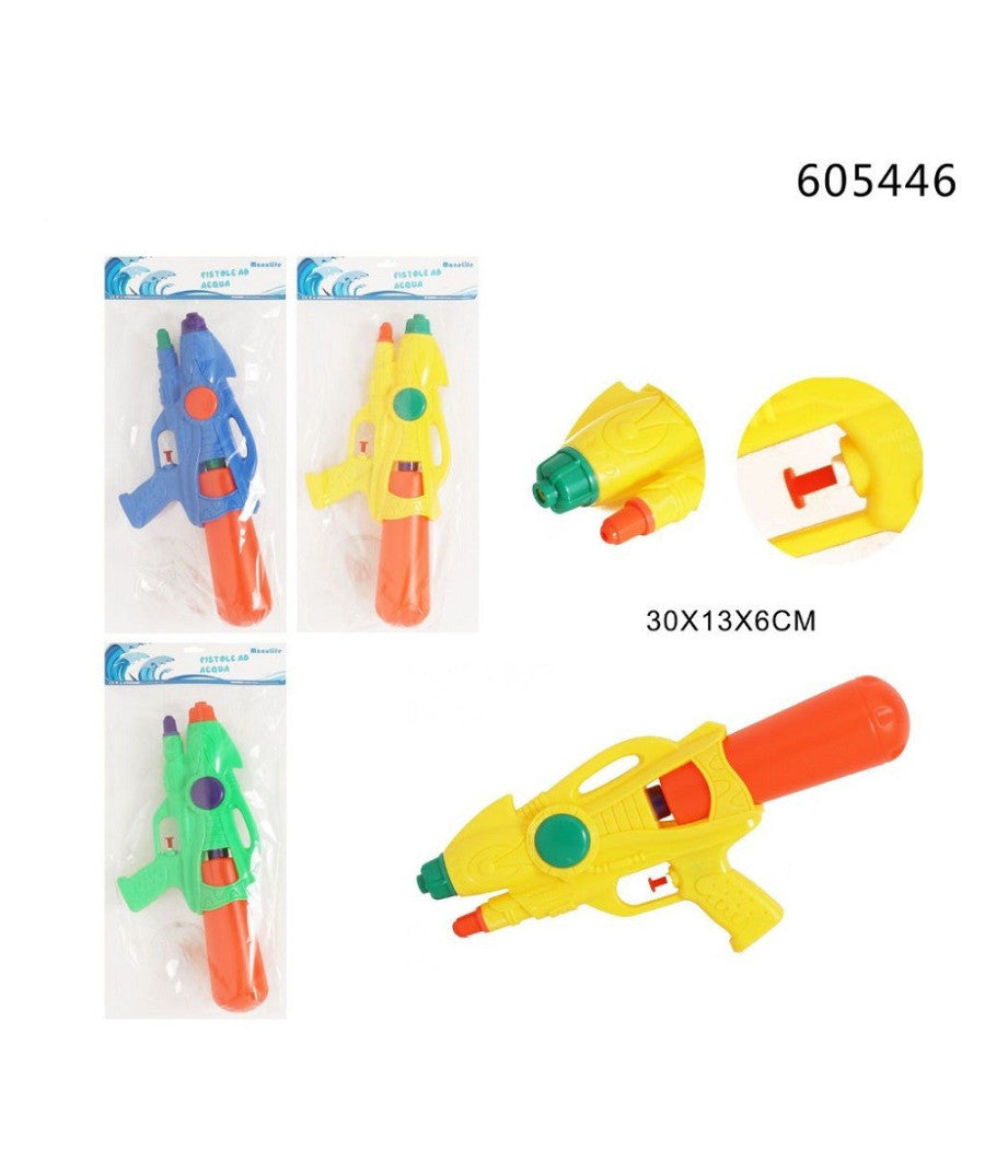 Trade Shop - Pistola Acqua 30x13x6cm Con Serbatoio Gioco Bambini Mare Colori Assortiti 605446 -