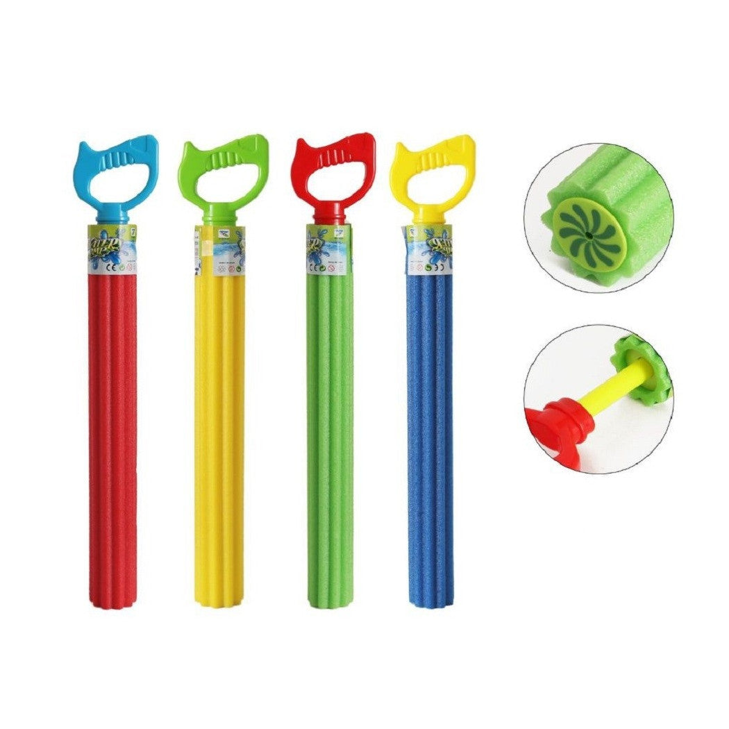 Trade Shop - Pistola Acqua 50x5cm Tubo Bambini Schiuma Gioco Giardino Piscina Spiaggia 605480 -