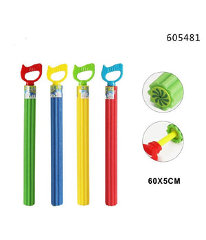 Trade Shop - Pistola Acqua 60x5cm Tubo Bambini Schiuma Gioco Giardino Piscina Spiaggia 605481 -