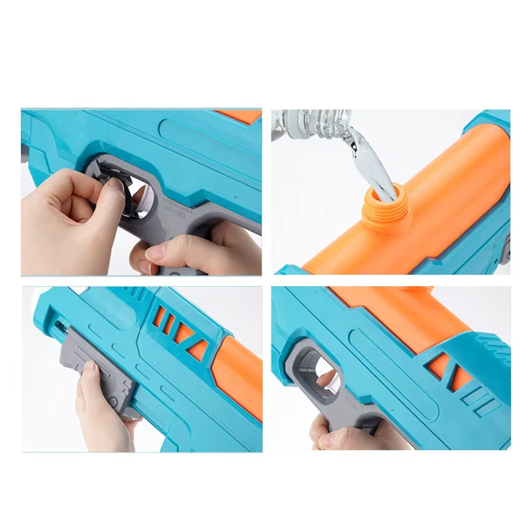 Trade Shop - Pistola Ad Acqua 25cm Grande Capacità Giocattolo Divertimento Estivo Per Bambini 618572 -