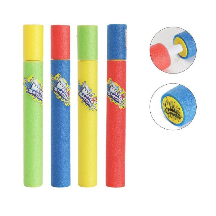Trade Shop - Pistola Ad Acqua 25x3cm Tubo Sparatutto In Schiuma Gioco Estivo Spiaggia 605471 -