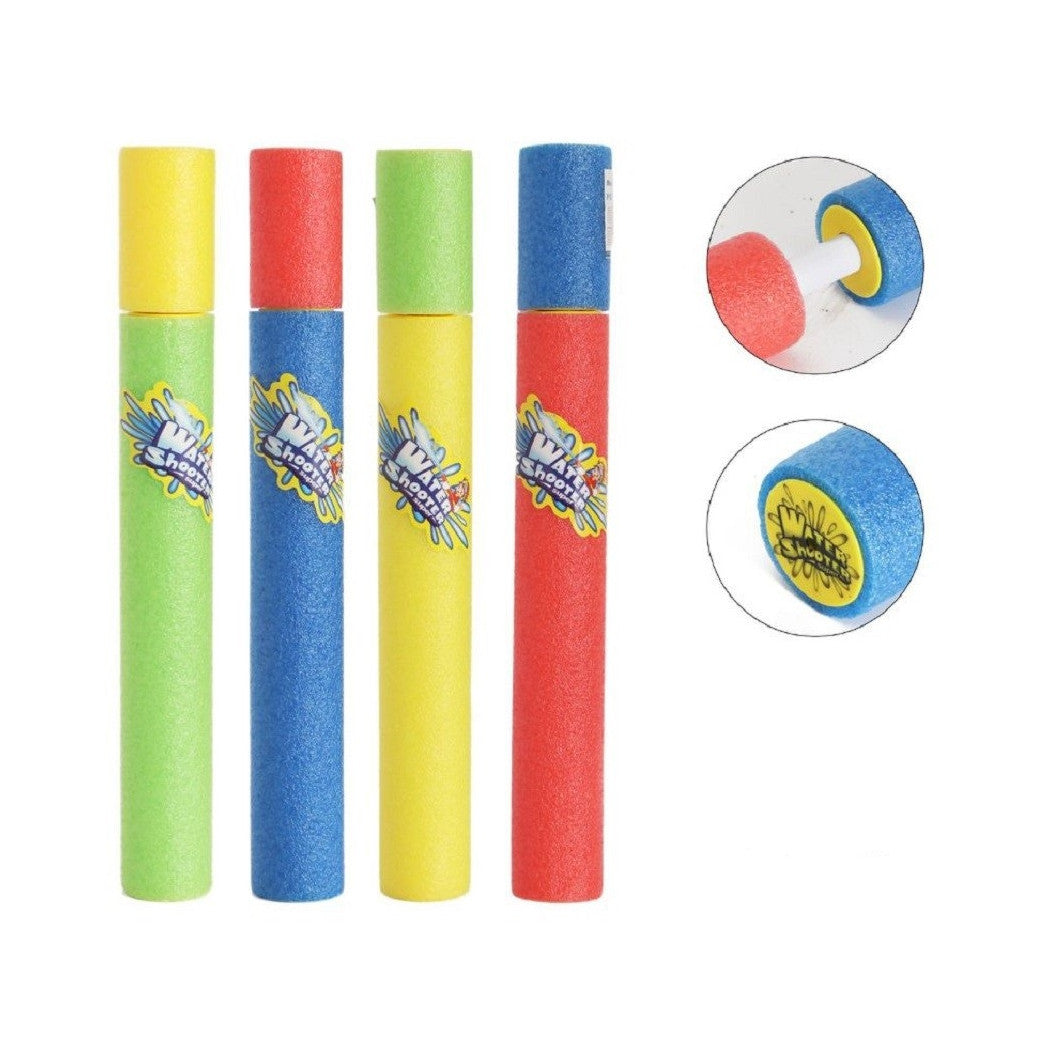 Trade Shop - Pistola Ad Acqua 25x4cm Tubo Sparatutto In Schiuma Gioco Estivo Spiaggia 605463 -