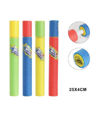 Trade Shop - Pistola Ad Acqua 25x4cm Tubo Sparatutto In Schiuma Gioco Estivo Spiaggia 605463 -
