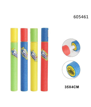 Pistola Ad Acqua 35x4 Cm Tubo Sparatutto In Schiuma Gioco Estivo Spiaggia 605461         