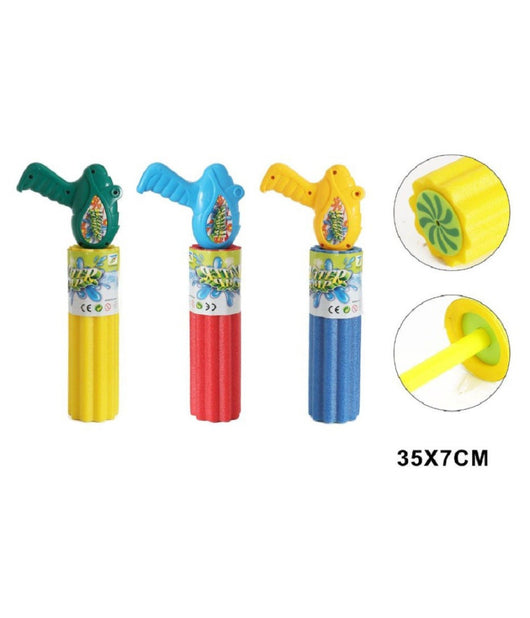 Trade Shop - Pistola Ad Acqua 35x7cm Tubo Schiuma Manico Pvc Estate Giocattoli Bambini 605477 -