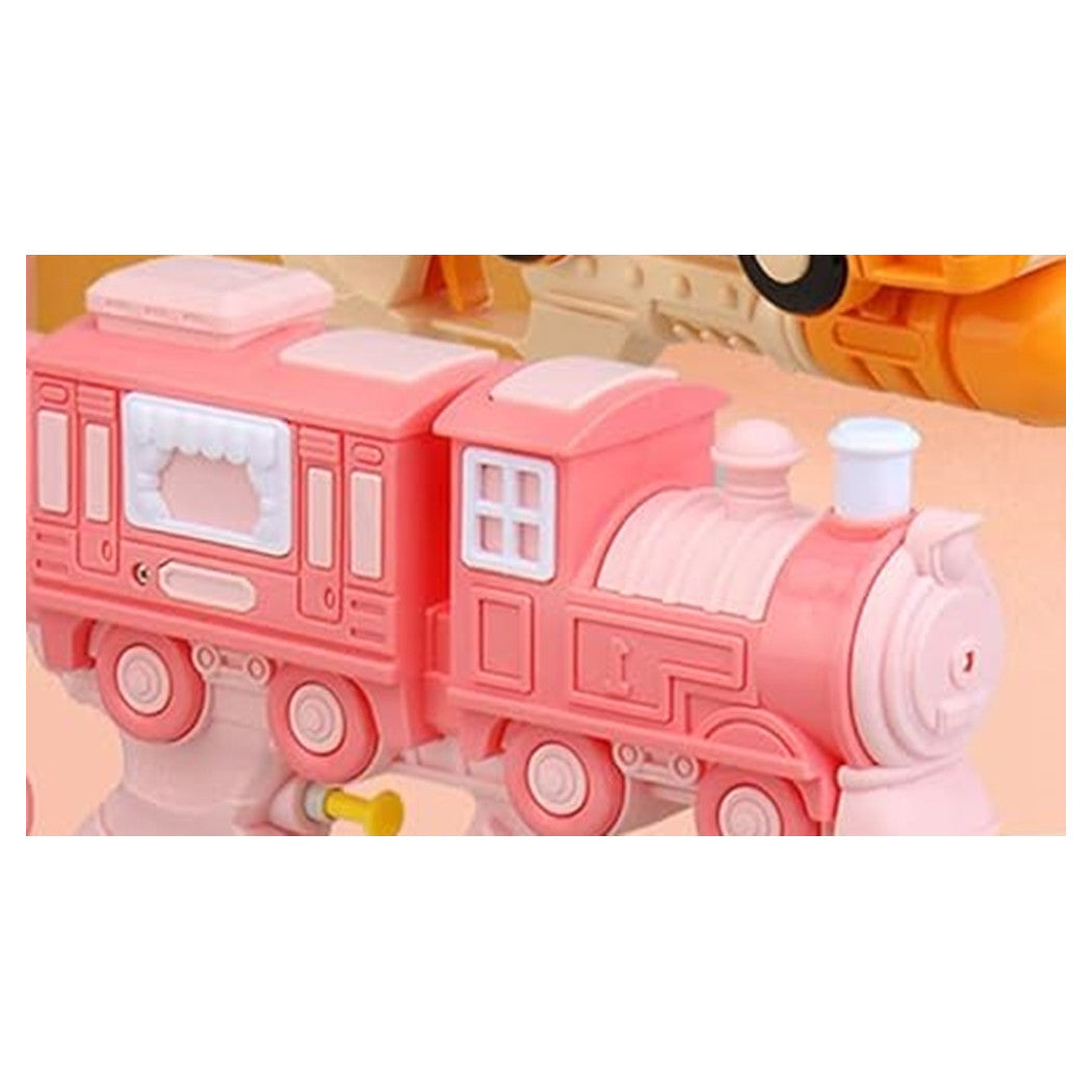 Trade Shop - Pistola Ad Acqua 5183 Design Locomotiva Con Vagone Per Bambini Gioco Estivo 23 Cm 618553 -