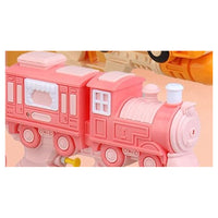 Trade Shop - Pistola Ad Acqua 5183 Design Locomotiva Con Vagone Per Bambini Gioco Estivo 23 Cm 618553 -