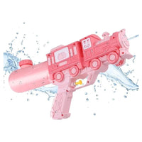 Trade Shop - Pistola Ad Acqua 5183 Design Locomotiva Con Vagone Per Bambini Gioco Estivo 23 Cm 618553 -