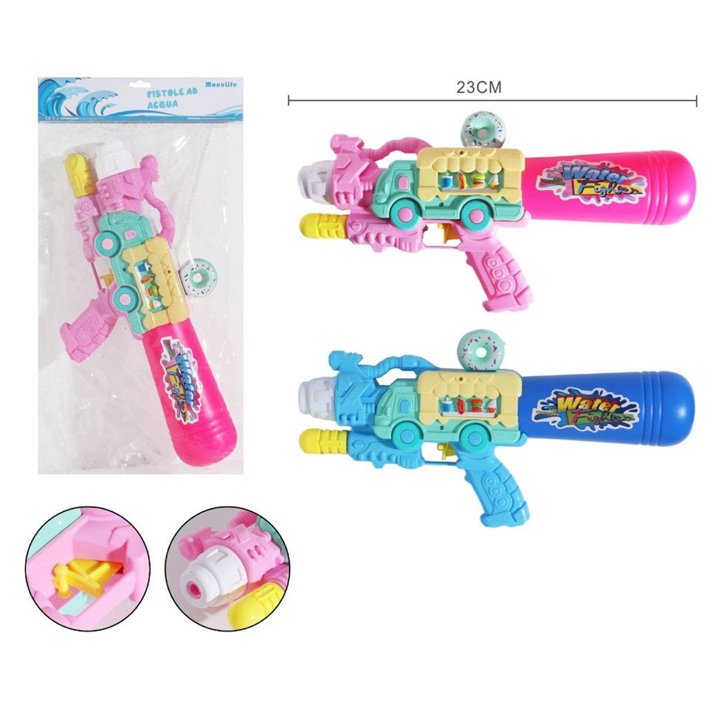 Trade Shop - Pistola Ad Acqua 5289a Design Camioncino Dolci Per Bambini Gioco Estivo 23 Cm 618552 -