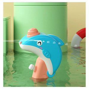 Trade Shop - Pistola Ad Acqua A Forma Di Delfino 32 Cm Piccola Giocattolo Estivo Per Bambini 6738060 -