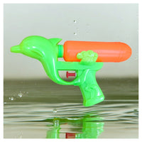 Trade Shop - Pistola Ad Acqua A Forma Di Delfino In Plastica Giocattolo Estivo Per Bambini 16cm 618556 -