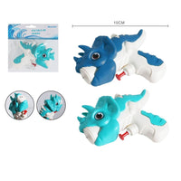 Trade Shop - Pistola Ad Acqua A Forma Di Dinosauro Plastica 10cm Gioco Divertente Per Bambini 618569 -
