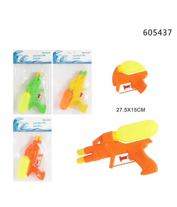 Pistola Ad Acqua Con Serbatoio 27.5x15 Cm Gioco Bambini Estate Assortiti 605437         