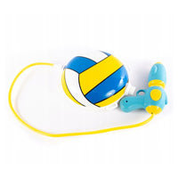 Trade Shop - Pistola Ad Acqua Con Zainetto A Forma Di Pallone Volley Da 1.5 Lt Gioco Bambini 6722110 -