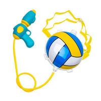 Trade Shop - Pistola Ad Acqua Con Zainetto A Forma Di Pallone Volley Da 1.5 Lt Gioco Bambini 6722110 -