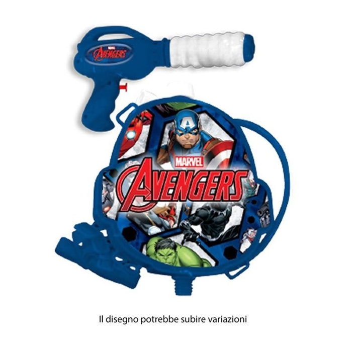 Trade Shop - Pistola Ad Acqua Con Zainetto Grafica Avengers 1200 Ml Gioco Bambini Estate 215440 -