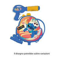 Trade Shop - Pistola Ad Acqua Con Zainetto Grafica Lilo E Stitch 1200ml Gioco Bambini Estate 215457 -