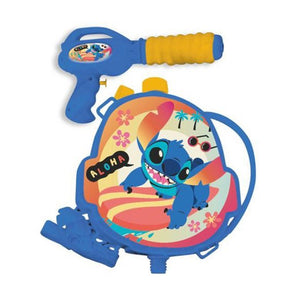 Trade Shop - Pistola Ad Acqua Con Zainetto Grafica Lilo E Stitch 1200ml Gioco Bambini Estate 215457 -