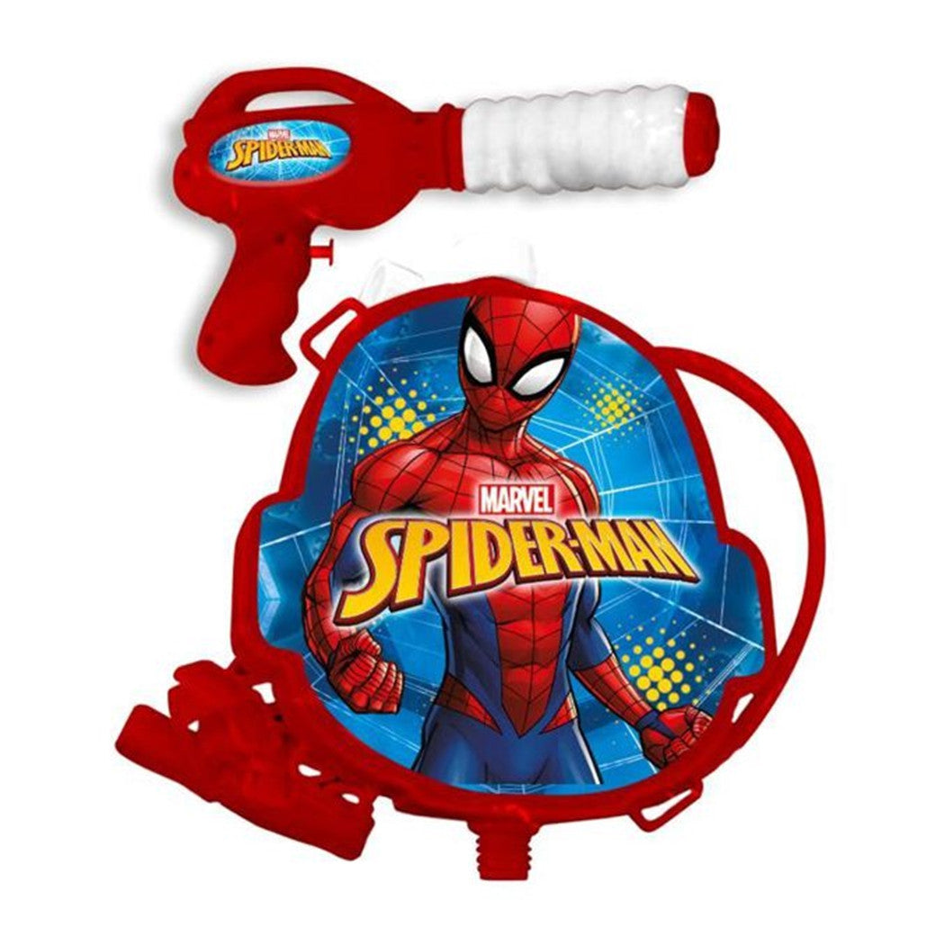Trade Shop - Pistola Ad Acqua Con Zainetto Grafica Spiderman 1200 Ml Gioco Bambini Estate 205847 -