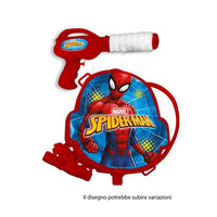 Trade Shop - Pistola Ad Acqua Con Zainetto Grafica Spiderman 1200 Ml Gioco Bambini Estate 205847 -