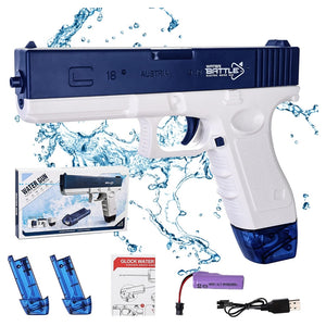 Trade Shop - Pistola Ad Acqua Elettrica Giocattolo Per Bambini Potente Per Feste Spiaggia Estiva -