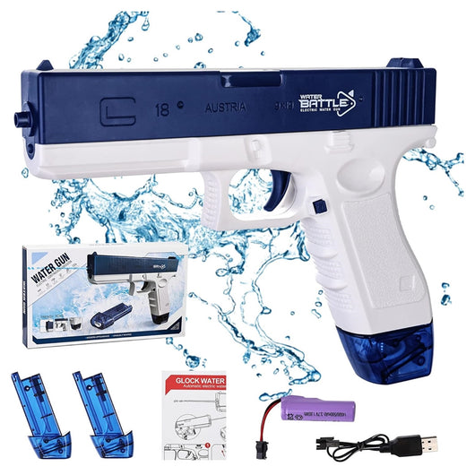Trade Shop - Pistola Ad Acqua Elettrica Giocattolo Per Bambini Potente Per Feste Spiaggia Estiva -