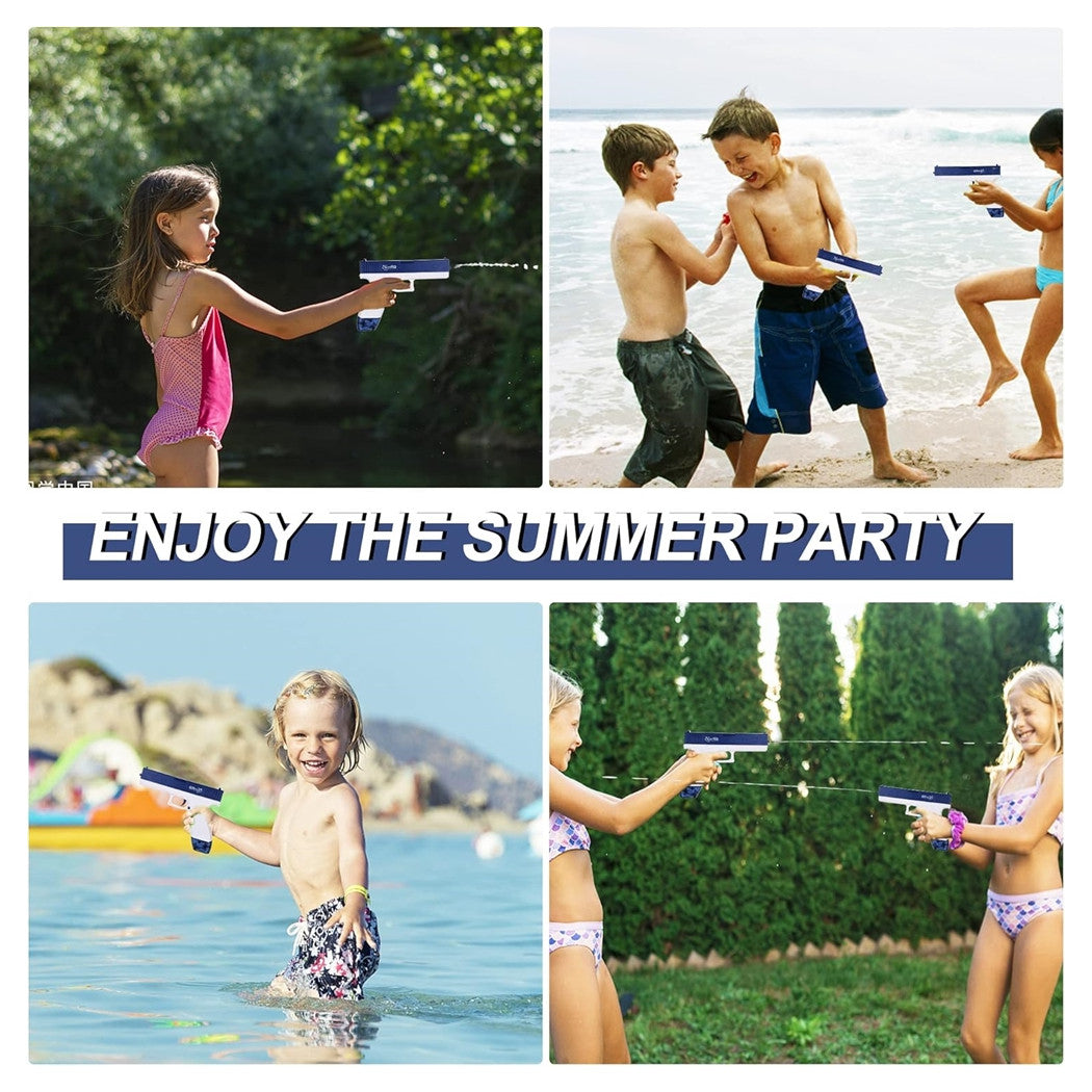 Trade Shop - Pistola Ad Acqua Elettrica Giocattolo Per Bambini Potente Per Feste Spiaggia Estiva -