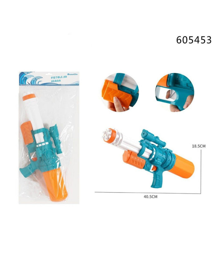 Trade Shop - Pistola Ad Acqua Giocattolo 40.5 X 18.5 Cm Gioco Per Bambini Mare Estate 605453 -