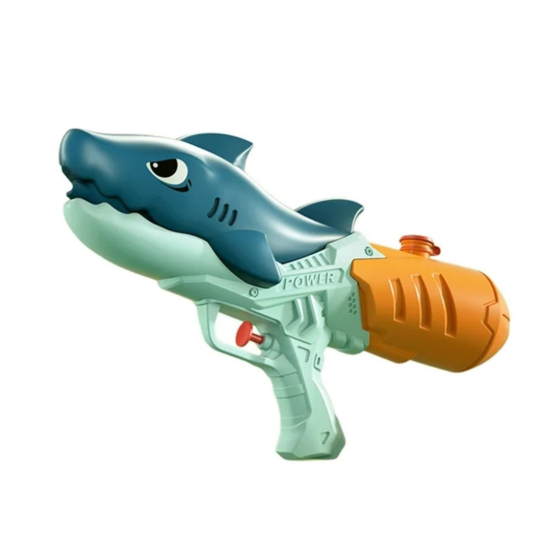 Trade Shop - Pistola Ad Acqua Giocattolo Per Bambini Gioco Estate A Forma Di Squalo 23.5cm 618555 -