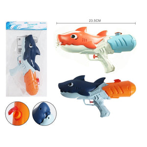 Trade Shop - Pistola Ad Acqua Giocattolo Per Bambini Gioco Estate A Forma Di Squalo 23.5cm 618555 -
