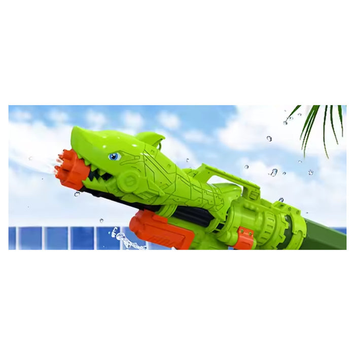 Trade Shop - Pistola Ad Acqua Squalo Giocattolo Per Bambini Estate Grande Capacità 27.5cm 618570 -