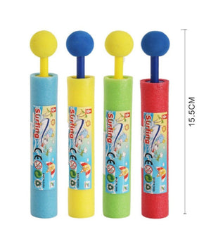 Trade Shop - Pistola Ad Acqua Tubo 15.5cm Manico A Pomello Bambini Schiuma Gioco Estate 605464 -