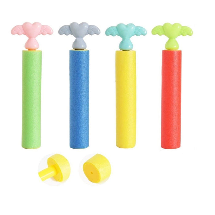 Trade Shop - Pistola Ad Acqua Tubo 25x4cm Manico Bambini Schiuma Gioco Giardino Estate 605457 -