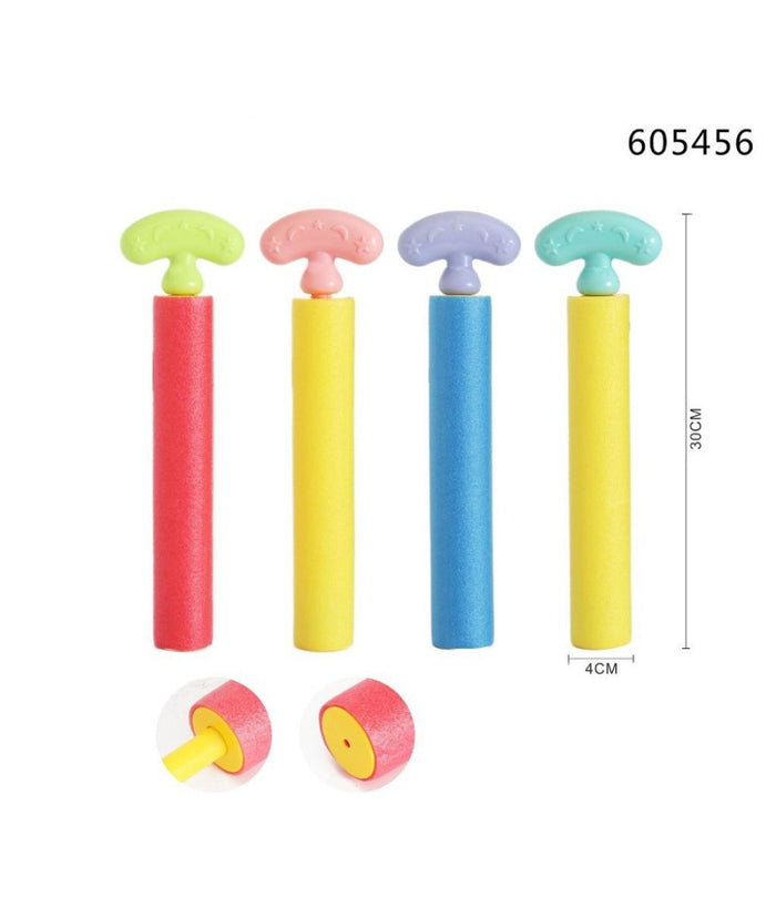 Trade Shop - Pistola Ad Acqua Tubo 30x4cm Manico Bambini Schiuma Gioco Giardino Estate 605456 -