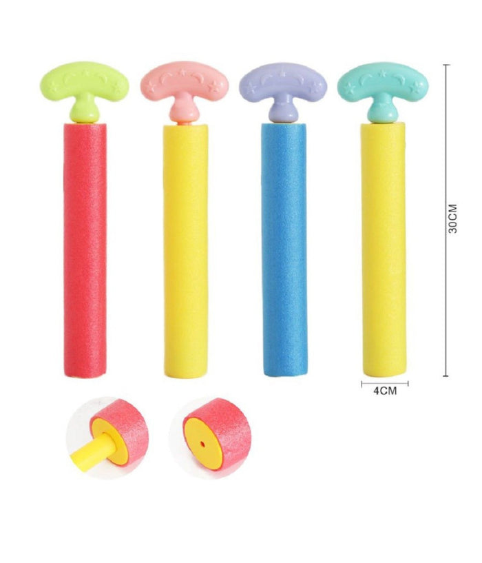 Trade Shop - Pistola Ad Acqua Tubo 30x4cm Manico Bambini Schiuma Gioco Giardino Estate 605456 -